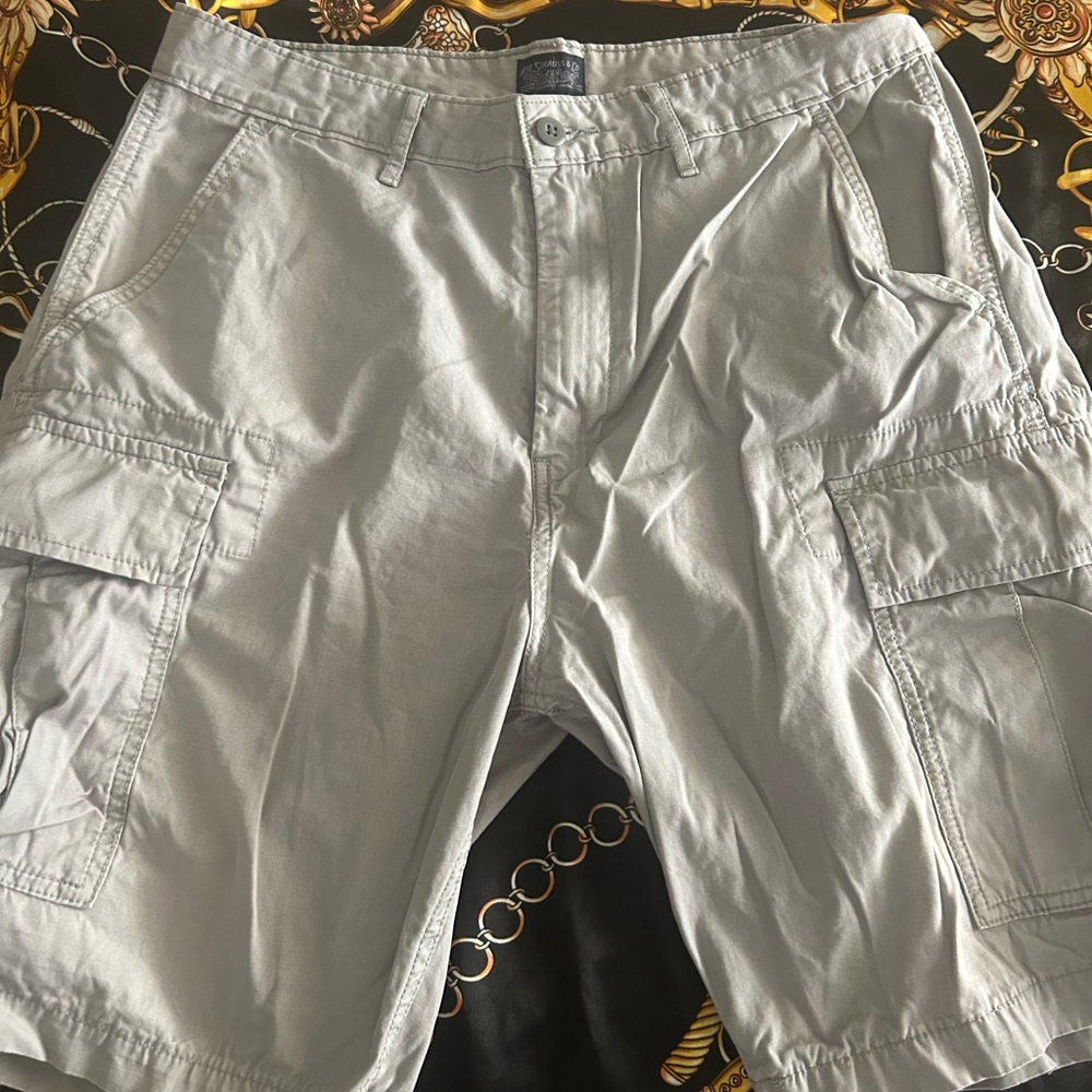 Levi's Light Gray Cargo Shorts for Men